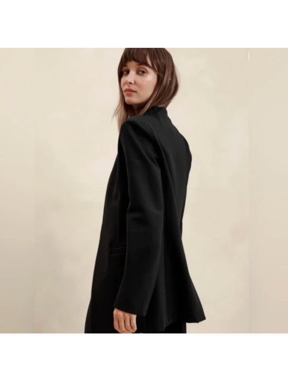 Banana Republic Collarless Blazer